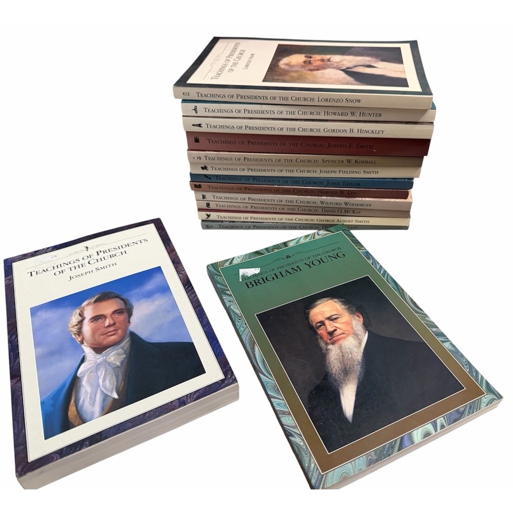 LDS Teachings of Presidents of the Church Book Lot 14 Volumes Joseph Smith Young